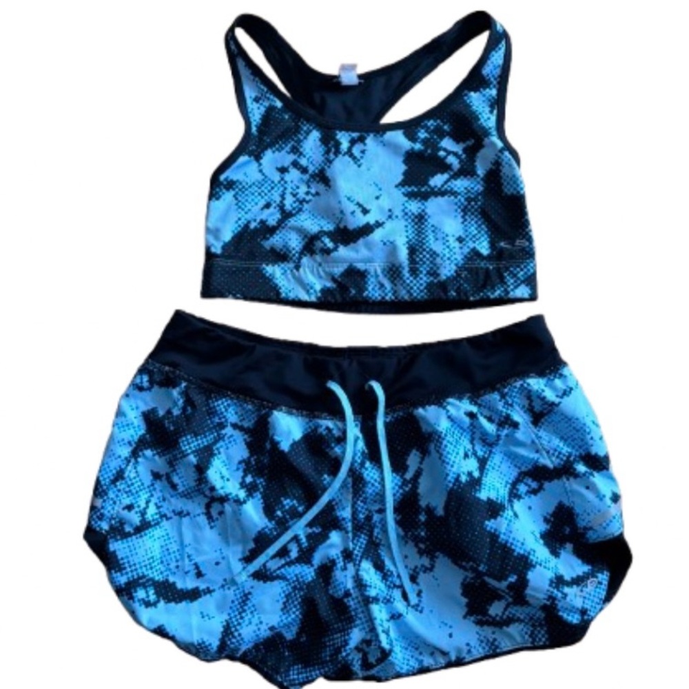 Champion Running Shorts and sports Bra Set - M